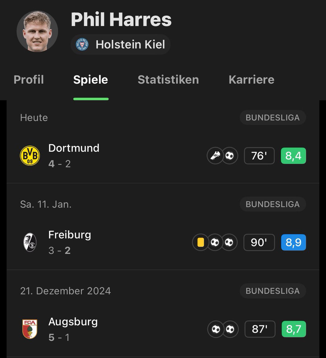 Funfact: dieser Mann spielte vor 7 Monaten noch in der Regionalliga…