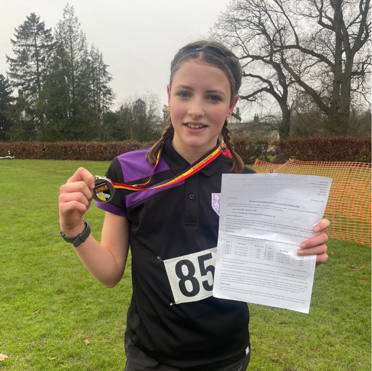 Another great run from Tayla today! Second place in the year 8-9 girls race today and has made the Norfolk Schools team for the Anglian Schools event. Superstar! 🌟🌟🌟🌟🌟