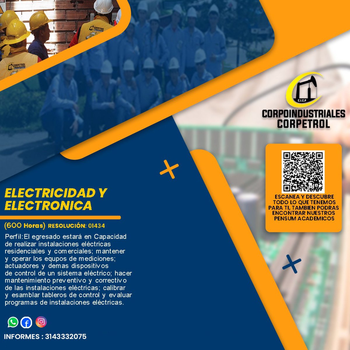 CORPETROL_NDS's tweet photo. CORPOINDUSTRIALES CORPETROL (C.I,C.P.) sede CÚCUTA, tiene matriculas abiertas, comunicate al 3143332075 https://t.co/Z4GRWCOzfo