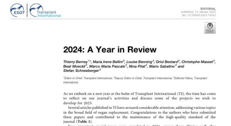 mdfaleiro's tweet photo. Honored to share that our systematic review on simultaneous heart and kidney transplantation outcomes was recognized by @Transpl_Int as one of the top 10 papers of 2024! 🙌🫀🫘 Huge thanks to our incredible team for making this possible! 💪 #TransplantSurgery #MedTwitter https://t.co/6bh3hv096j