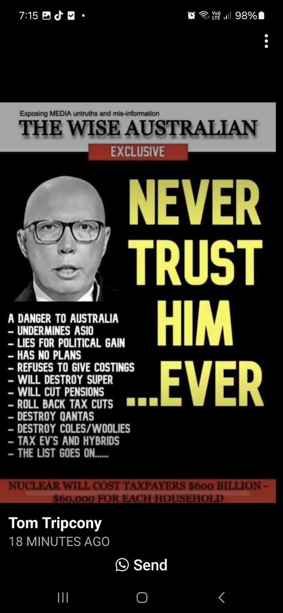 Based on actions it is evident Labor care about improving life for Australians and Liberals just make life difficult by opposing legislation that is designed to help and care for us such as #auspol