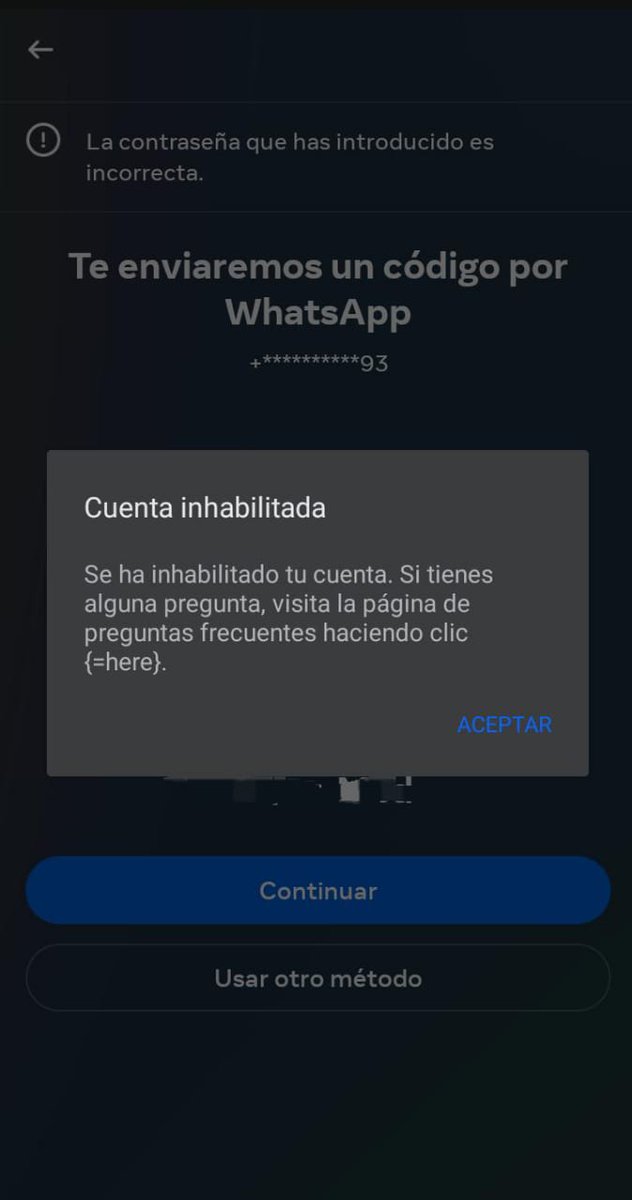 Bryano26258's tweet photo. Pues aunque a estas fechas ya todos nos hemos dados por vencidos de q @Meta nos diga algo de nuestras cuentas, que haremos si eso llega a pasar no nos podemos crear nuevas cunetas de Facebook pq nos la quitan apenas creándola o no poder usar WhatsApp o insta,⬇️ #metadown https://t.co/PCFGr6MwkG