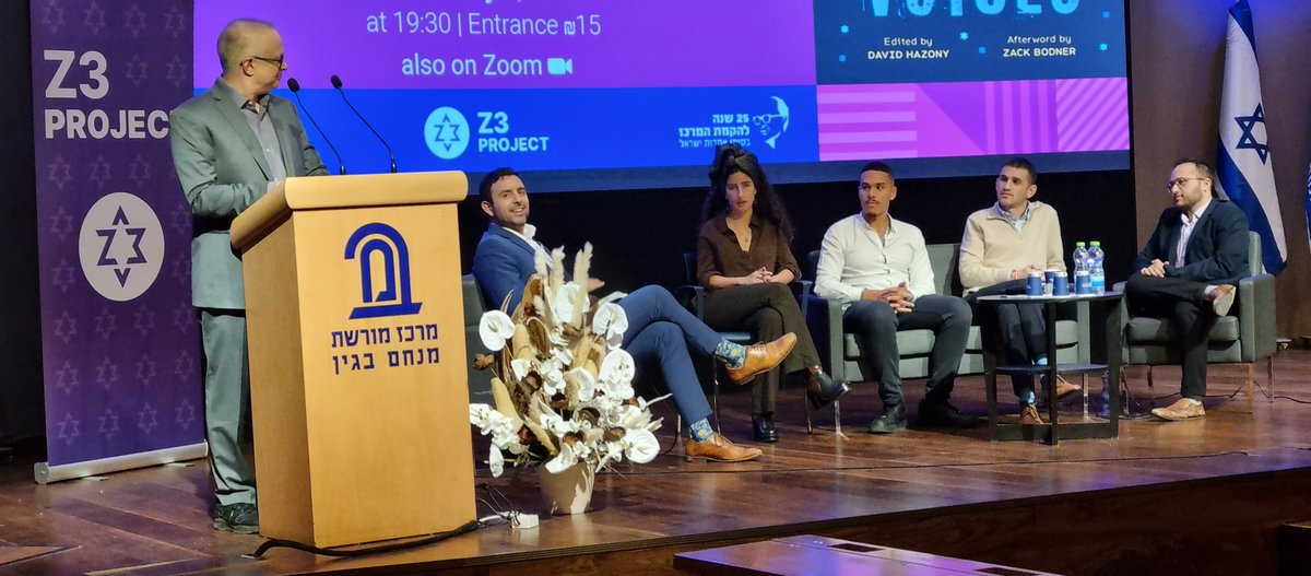 RealJStreets's tweet image. "Young Zionist Voices" - essays by 31 young Jewish activists, proud to be Zionists.
Editor @davidhazony  
Moderator @EylonALevy  
@BeginCenter Launch in Jerusalem, Israel