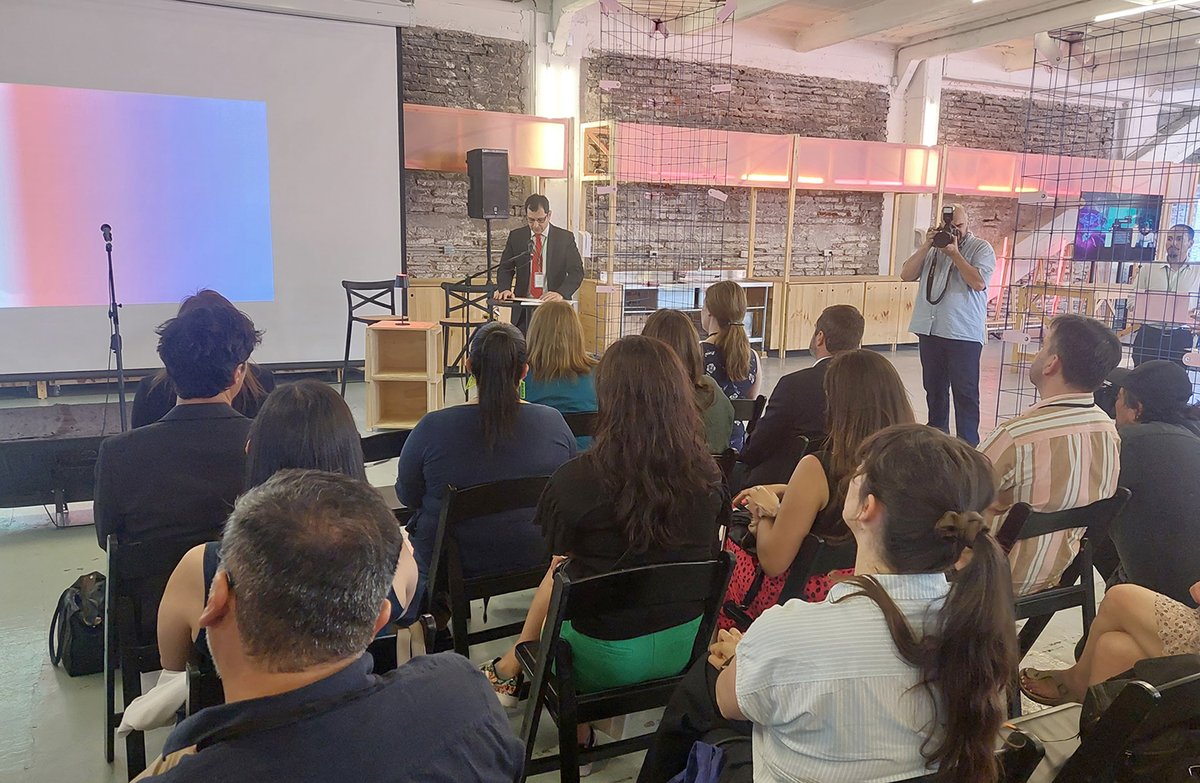 UDLA_CL's tweet image. [AHORA] #Investigación Lanzamiento proyecto UDLA+i: Diseño e Implementación de un Ecosistema de Innovación para el Fortalecimiento de la I+D+i+e y TT en UDLA, con foco en la Sustentabilidad. ⭐Un hito al ser el primer fondo #InES de @ANID_Chile adjudicado por nuestra universidad.