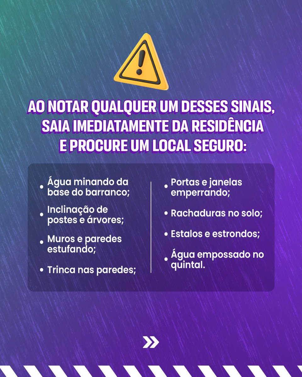 raquellyra's tweet photo. 🚨 Atenção, pessoal! Em casos de alagamentos, a segurança de você e sua família é a prioridade! 🌧️

Fiquem atentos às orientações e sigam as recomendações para evitar riscos.

#Pernambuco #RaquelLyra #AlertaDeChuvas https://t.co/m4inThwDWh