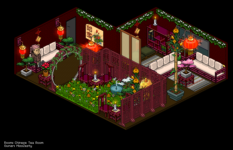 Chinese Tea Room 🍵 <a href="/HabboOrigins/">Habbo Hotel: Origins</a> #HabboHotelOrigins