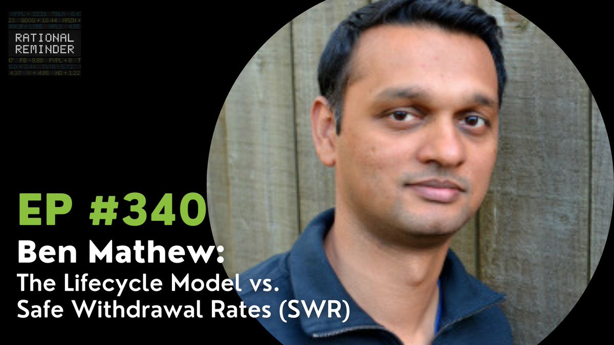 Episode 340 - Ben Mathew: The Lifecycle Model vs. Safe Withdrawal Rates (SWR)

rationalreminder.ca/podcast/340