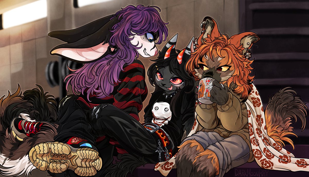 Starting the year off right by redrawing "Scott Pilgrim Takes Off" scene
me and my besties ⭐️