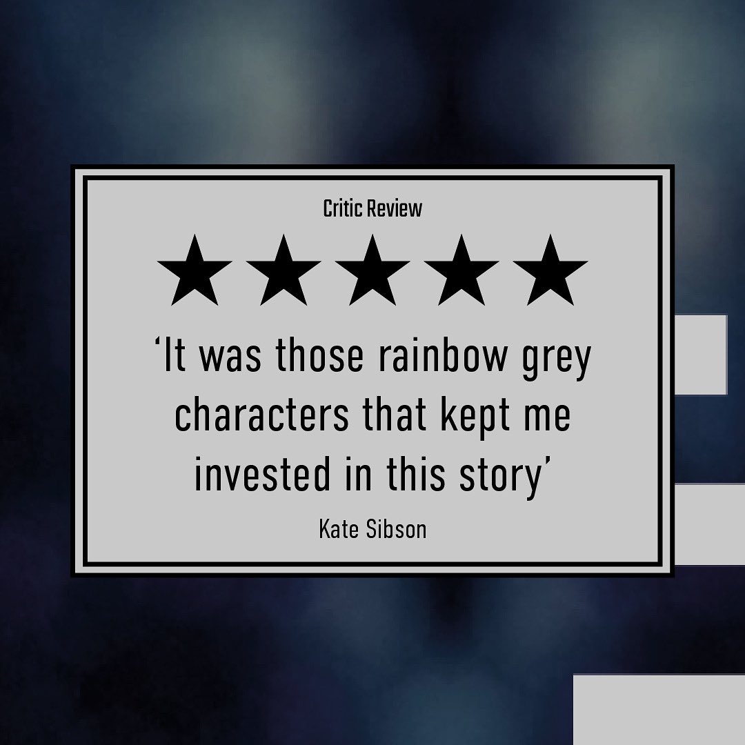 Thanks <a href="/KateSibson/">Kate Sibson</a> for this review of #CentaurisShadow! ‘Rainbow grey’ characters? I think that means they’re a bit suspicious 🤣

Intrigued?

Check out the first chapter: centaurisshadow.substack.com/p/centauris-sh…

Buy the book: Centauri’s Shadow amzn.eu/d/hizuJSb

#AmWriting #scifibooks