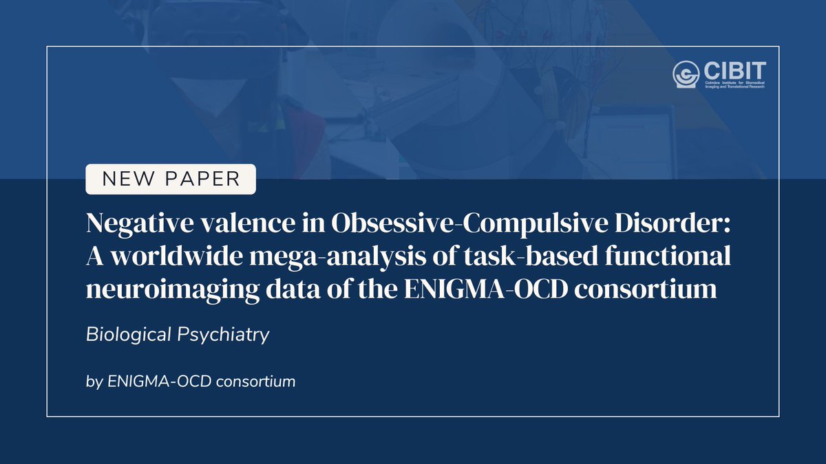 #NewResearch of ENIGMA-OCD consortium advance our understanding of OCD's neural mechanisms.

👉bit.ly/3PAuPKT

👏👏 <a href="/CatarinaD_arte/">Catarina Duarte</a>  <a href="/mcastelobranco1/">Miguel Castelo-Branc</a>