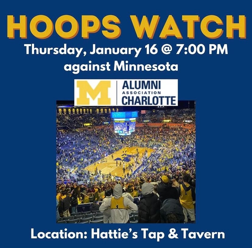 We’re at Hattie’s Tap &amp; Tavern this week for the <a href="/umichbball/">Michigan Men's Basketball</a> game! 〽️🏀 #GoBlue