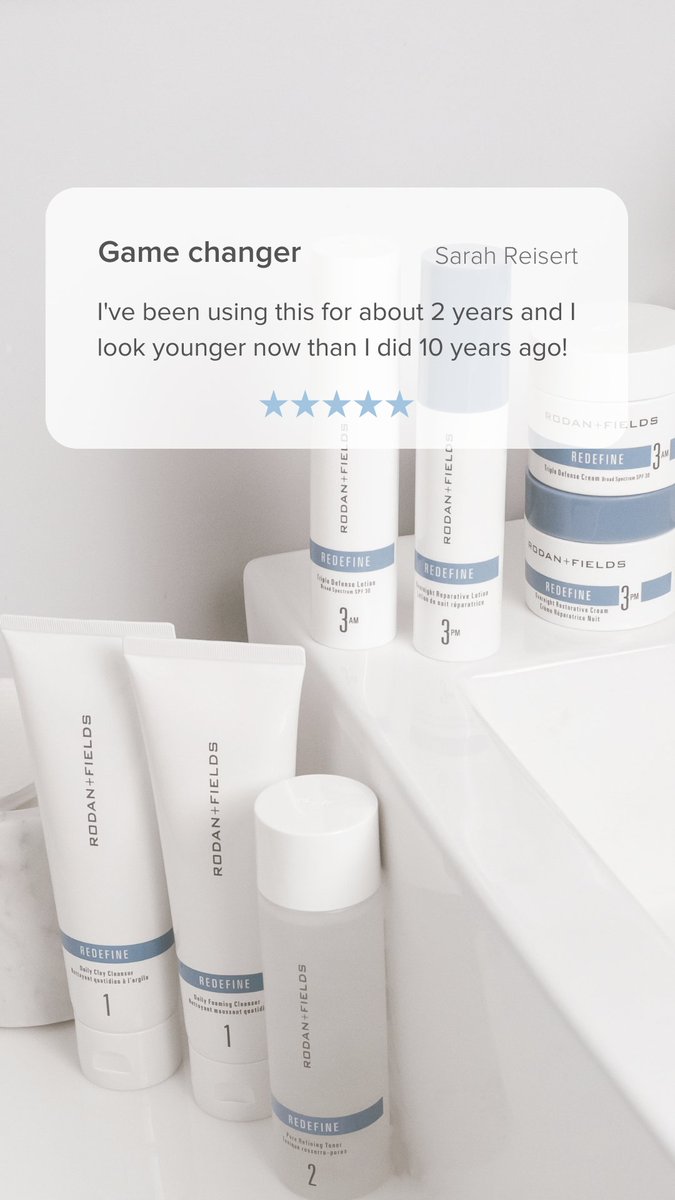 RodanFieldsHQ's tweet photo. With 20 million happy customers and counting, it’s no wonder our products are earning glowing 5-star #reviews! 🌟
Swipe through to see what real users are saying about their #skinTransformations—from clearer complexions to radiant glow-ups. The results speak for themselves! ✨ https://t.co/vOVYZd0FAm