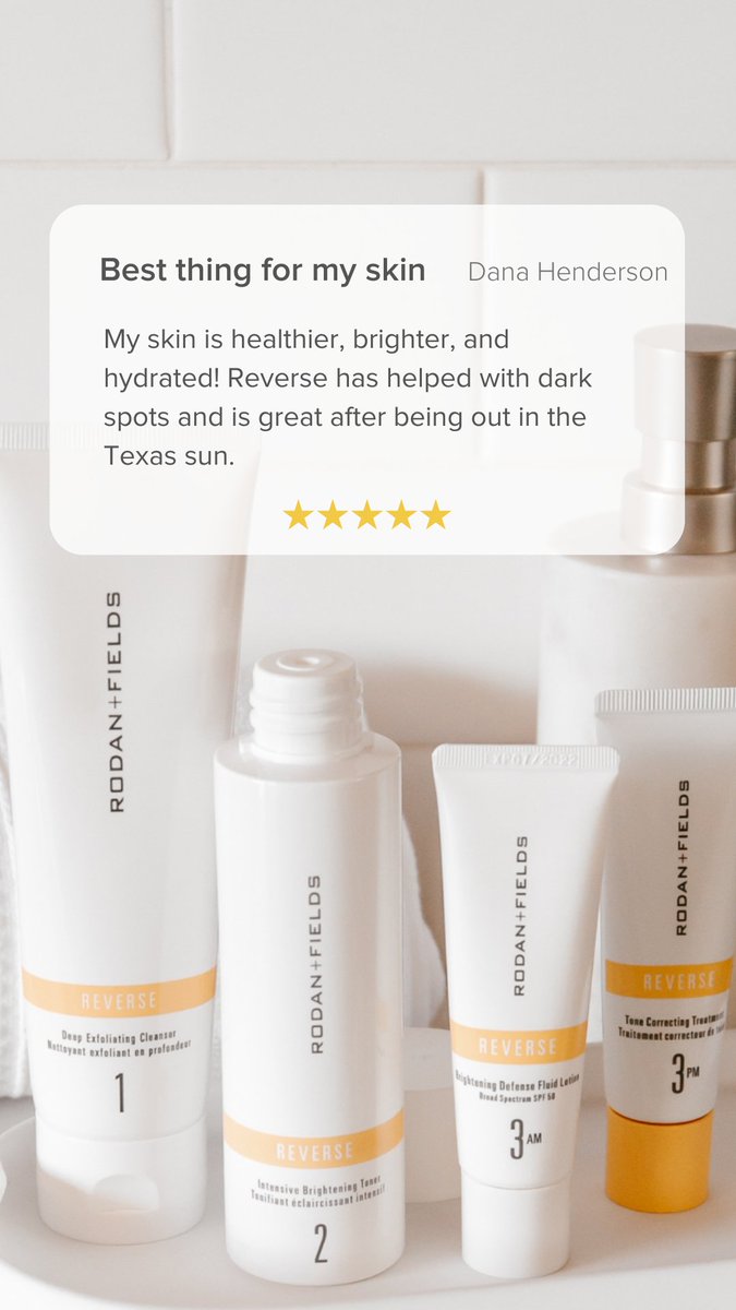 RodanFieldsHQ's tweet photo. With 20 million happy customers and counting, it’s no wonder our products are earning glowing 5-star #reviews! 🌟
Swipe through to see what real users are saying about their #skinTransformations—from clearer complexions to radiant glow-ups. The results speak for themselves! ✨ https://t.co/vOVYZd0FAm