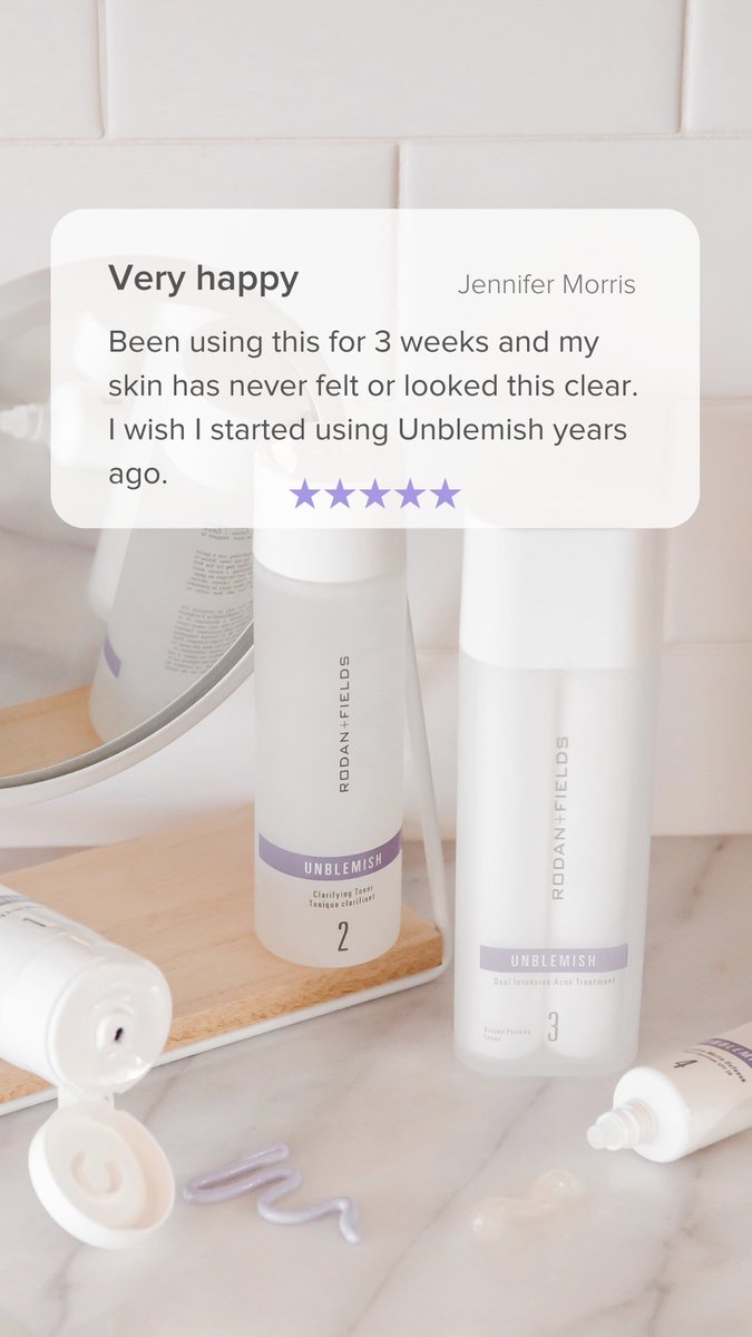 RodanFieldsHQ's tweet photo. With 20 million happy customers and counting, it’s no wonder our products are earning glowing 5-star #reviews! 🌟
Swipe through to see what real users are saying about their #skinTransformations—from clearer complexions to radiant glow-ups. The results speak for themselves! ✨ https://t.co/vOVYZd0FAm