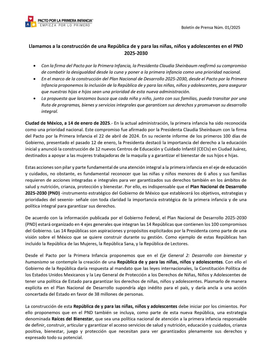 Pacto por la Primera Infancia tweet media