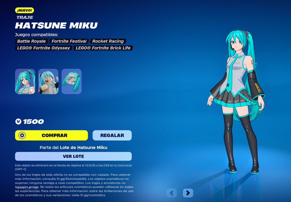 CharlyRuizArt's tweet photo. No sé quien es Hatsune Miku pero va:

SORTEO 1 SKIN🫡 Pasos:

- Seguirme en X
- Dar Repost a este post

Tenéis hasta el Viernes para participar, suerte loketes 🫡 https://t.co/5BYF22vefc