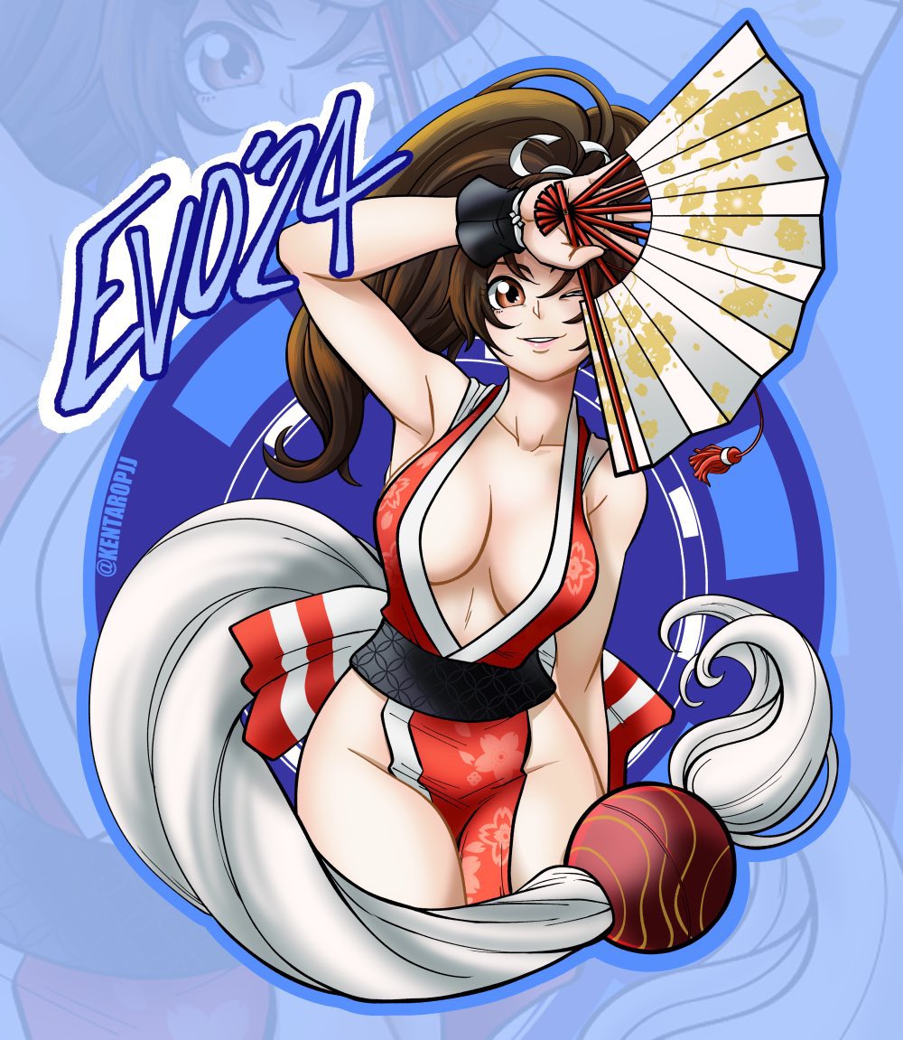 不知火舞 「I drew SF6 Mai for EVO last year and I p」|James Valle @ KawaiiKon 504のイラスト