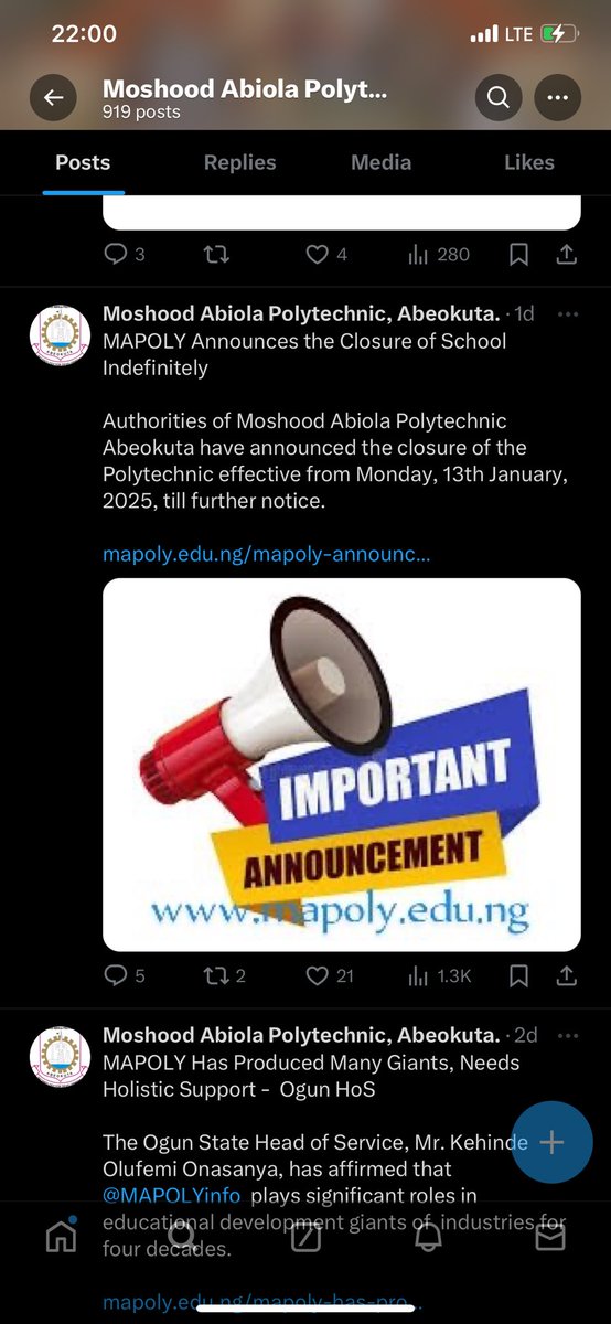 Oyin_Simi's tweet photo. #RescueMapoly
#EndBadManagement
#No_To_Sch_fee_Increment
@SaharaReporters 
@DapoAbiodunCON 
@PressClubMAPOLY 
The entire student body of MAPOLY is increasingly aware that the management is not only unwilling to engage with their concerns but is actively exploiting them. https://t.co/77NOWvLDhI