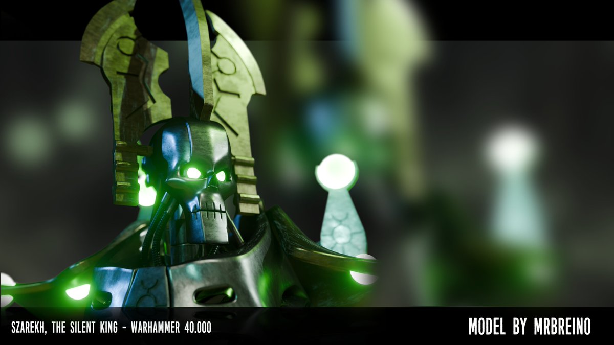 Szarekh, Necron's Silent King.

#warhammer40k #WarhammerArt