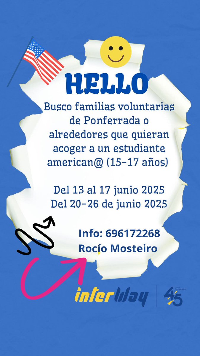 interwayidioma's tweet photo. #hostfamily #unamericanoencasa #exchangestudents https://t.co/OFWRlxHQft