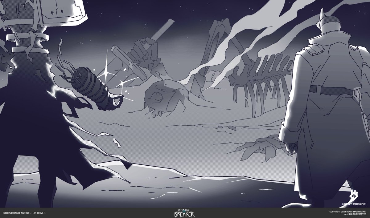 theyoungdoyler's tweet image. Hyper Light Breaker is out today in Early Access! Got the okay to share a small sample of the art I did that you can find in-game.
#hyperlightbreaker