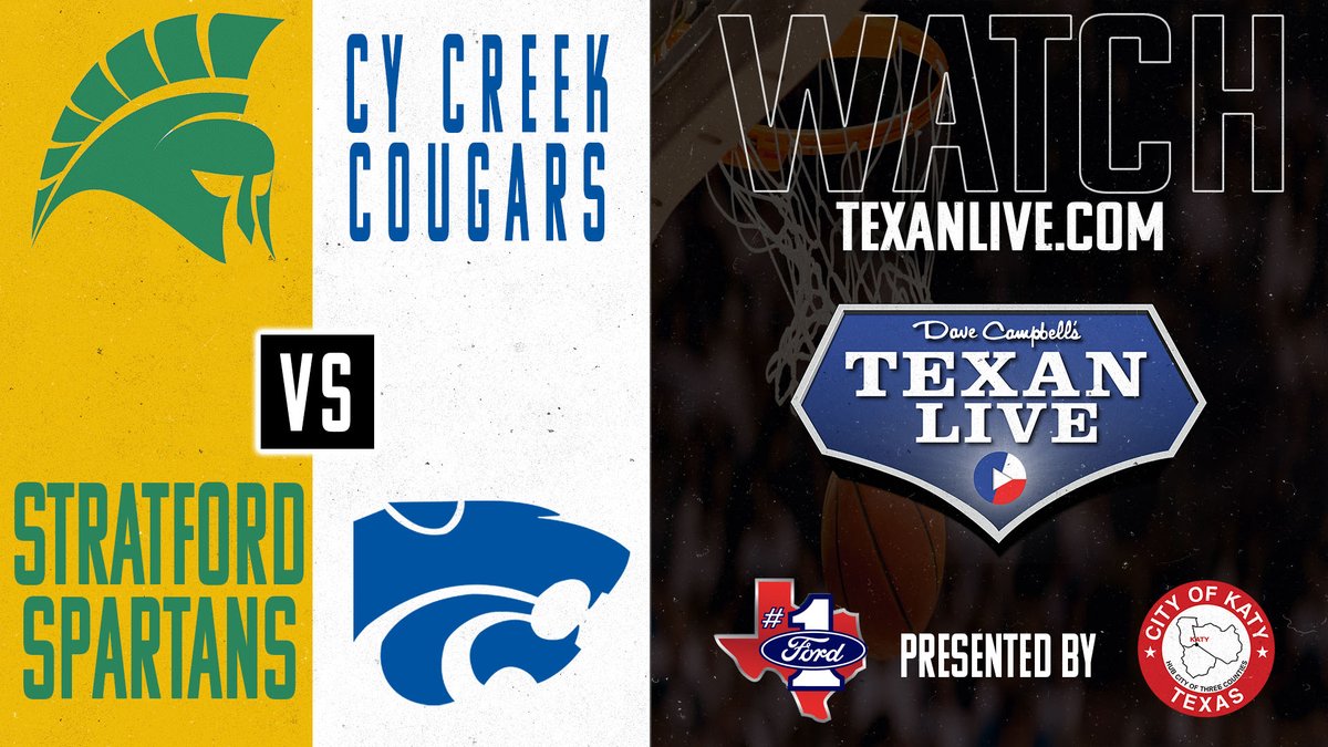 Dave Campbellโs Texan Live - Texanlive.com (@texan_live) on Twitter photo ๐๏ธ Live from Cy Creek High School
๐ Stratford vs Cy Creek (Boys)
๐
Wednesday, January 15th
๐๏ธ <a href="/ChasingSnyder/">Chase Snyder</a>
โฐ 7PM Start
๐บ bit.ly/4g6eVTy
#TXHSHoops #Dctf #TexanLive ๐๏ธ Live from Cy Creek High School
๐ Stratford vs Cy Creek (Boys)
๐
Wednesday, January 15th
๐๏ธ <a href="/ChasingSnyder/">Chase Snyder</a>
โฐ 7PM Start
๐บ bit.ly/4g6eVTy
#TXHSHoops #Dctf #TexanLive