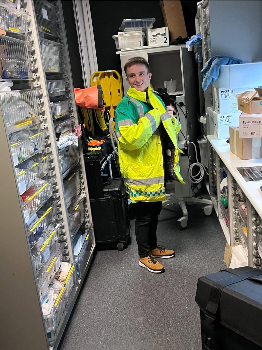 We would like to wish @EmergencyCF_DR_ _DR_ all the luck on his travels to the land of Aus we will miss you thank you for all your help &amp; support!