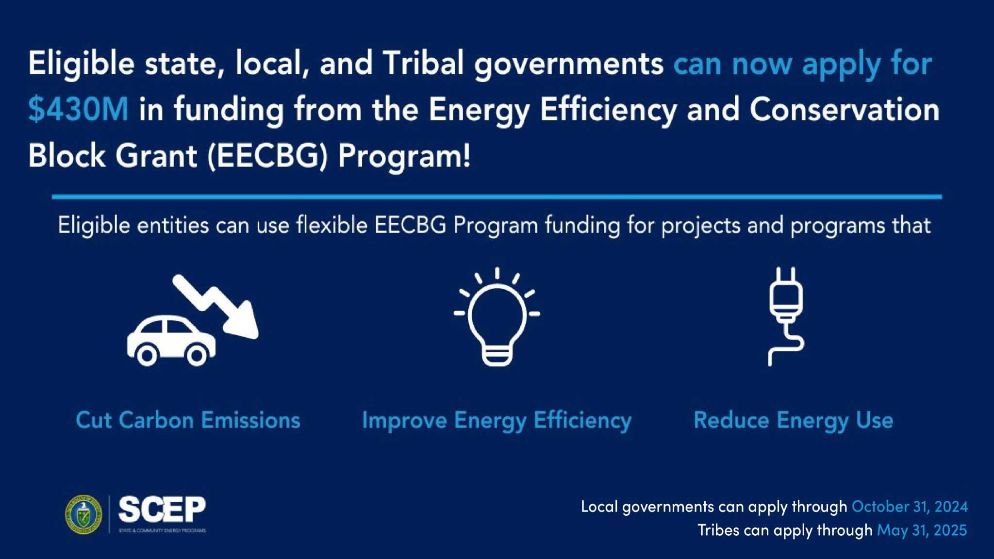 Office of Indian Energy | DOE on X: &ldquo;📣 Tribes have until May 31 