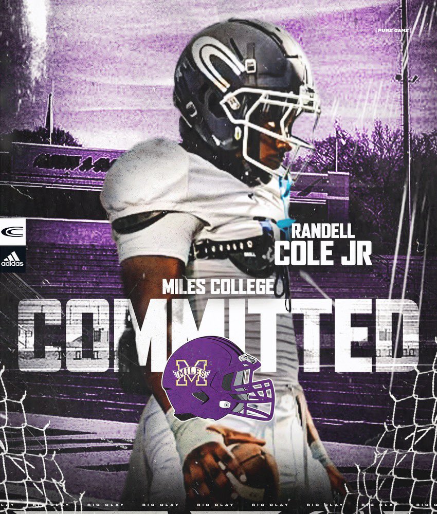 Randell Cole jr (@randellcolejr1) on Twitter photo Truly blessed to announce my commitment to @milesfootball.
I’m home 🏡
<a href="/Coach_McCal/">Derius</a> <a href="/CCHSfootbal/">Clay-Chalkville Football</a> <a href="/JakeHelveston/">Jake Helveston</a> Truly blessed to announce my commitment to @milesfootball.
I’m home 🏡
<a href="/Coach_McCal/">Derius</a> <a href="/CCHSfootbal/">Clay-Chalkville Football</a> <a href="/JakeHelveston/">Jake Helveston</a>