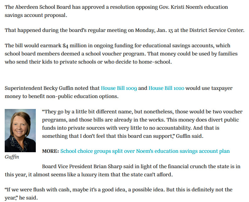 bsky.app/profile/brcdem… Aberdeen School Board approves resolution opposing Noem’s education savings account plan