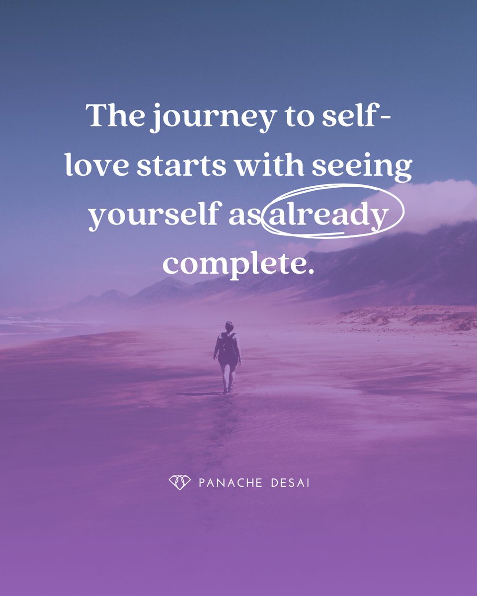 PanacheDesai's tweet image. Self-love isn’t about fixing; it’s about recognizing the wholeness already within you.

#SelfLoveJourney #CompleteAsYouAre #InnerHarmony