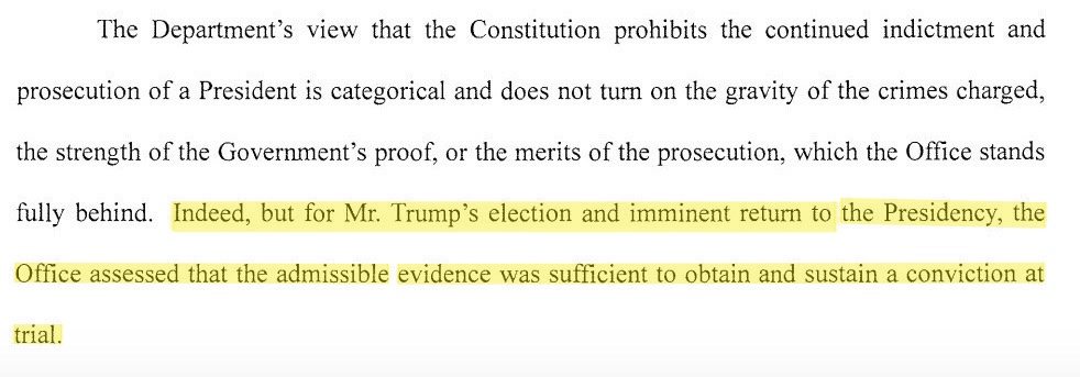 RepJamesClyburn's tweet photo. We should all pay attention to Special Counsel Jack Smith's report.

But for Trump's re-election as President, the Justice Department would have proceeded with sufficient evidence to convict him. https://t.co/pdpL8yNmPS