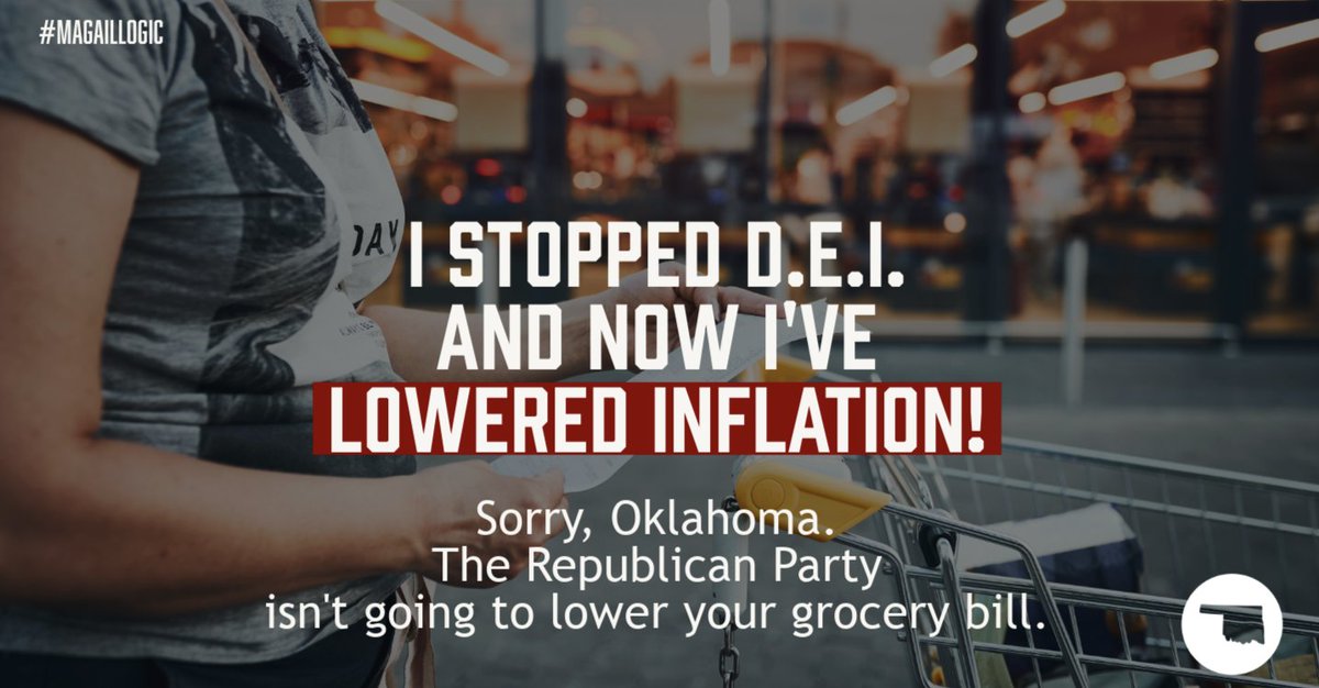 jnorcr's tweet photo. @GovStitt Instead of tilting a windmills and waging "culture wars", why don't you #dosomethinguseful for a change.
Your war on DEI isn't going to make a material or positive difference to anyone.
---
#DoBetter #Oklahoma https://t.co/uyy29OxUhN