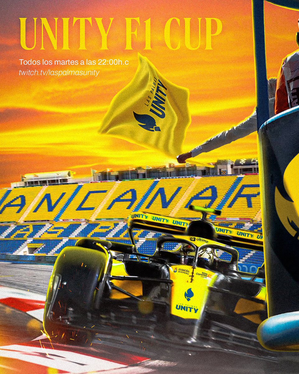 eSports_UDLP's tweet photo. ⌛️¡En 15 minutos estamos en directo con la nueva temporada de la #UnityF1Cup!
🔥¿Quién se llevará la carrera hoy?
🎙️@Superfluow nos lo cuenta todo en nuestro canal de Twitch.
📺 https://t.co/9sk73KhQP7 https://t.co/HxxLdGKlME