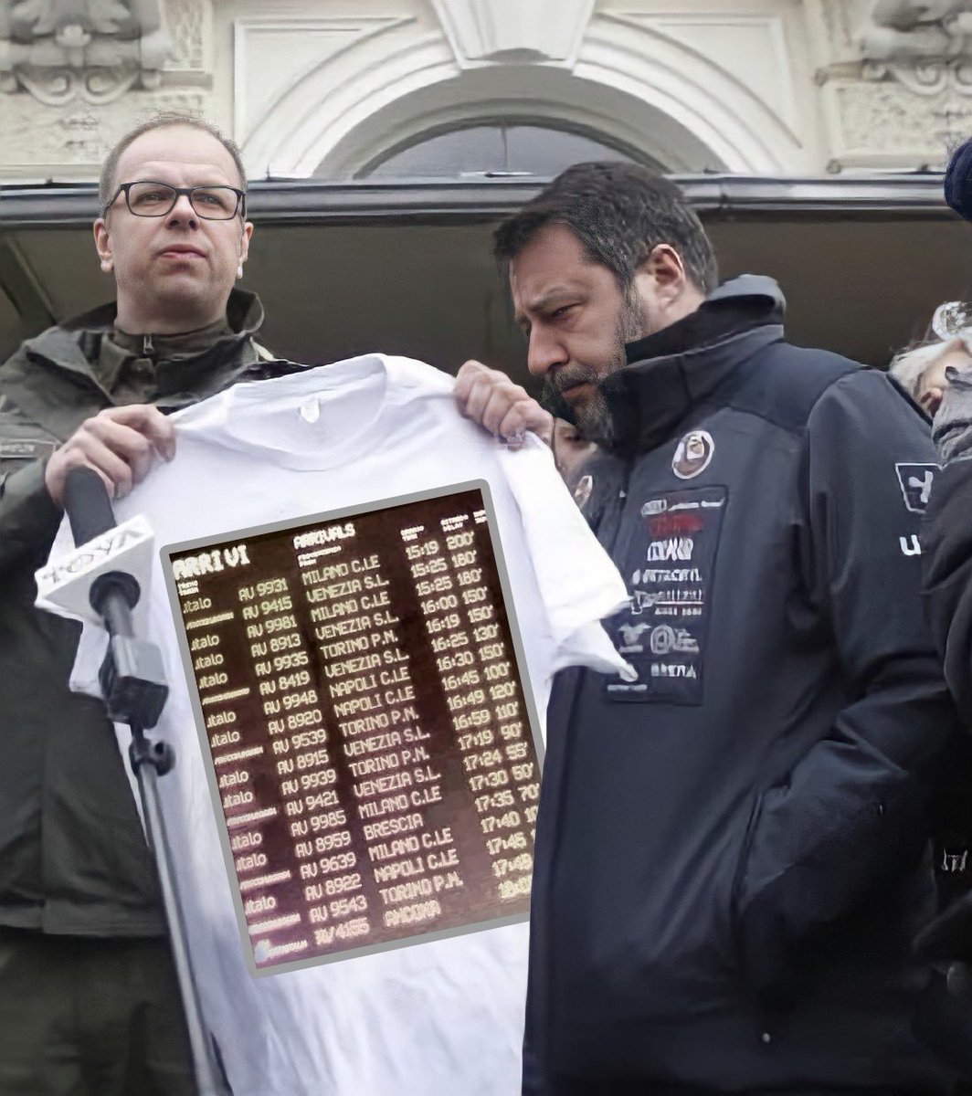 siriomerenda's tweet image. grande Matteo con i treni stiamo per superare quella meravigliosa figura di merda in Polonia...
#Salvini #SalviniDimettiti #RomaTermini #Treni #trenitalia