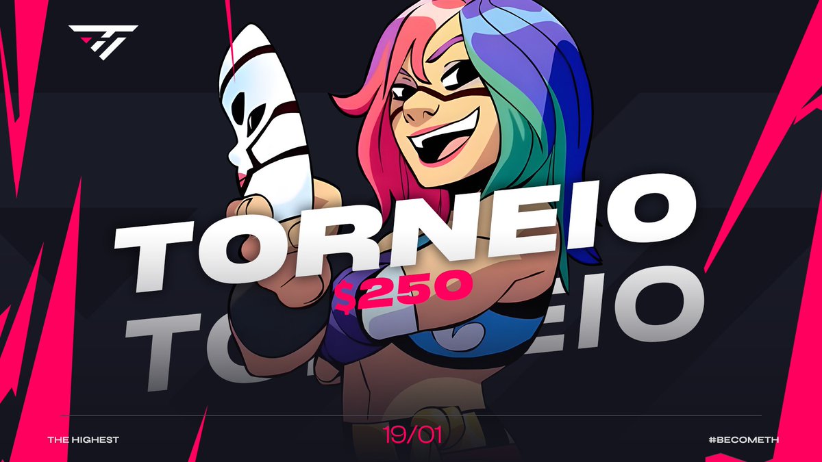 The Highest (@thehighestth) on Twitter photo Começando o ano com tudo!
Neste domingo, 19/01 às 15h, vamos realizar nosso torneio 1v1 com premiação de 250 dólares patrocinado por <a href="/ProBrawlhalla/">Brawlhalla Esports</a>
Não perca tempo e inscreva-se agora: start.gg/TH Começando o ano com tudo!
Neste domingo, 19/01 às 15h, vamos realizar nosso torneio 1v1 com premiação de 250 dólares patrocinado por <a href="/ProBrawlhalla/">Brawlhalla Esports</a>
Não perca tempo e inscreva-se agora: start.gg/TH