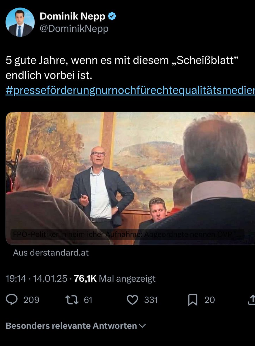 Angriff auf die Pressefreiheit in Österreich