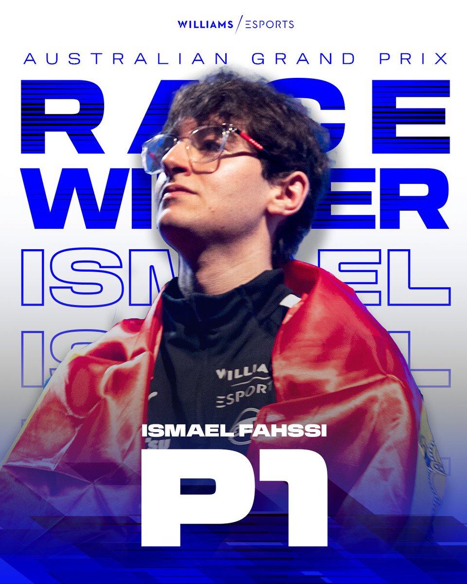 Ismael Fahssi, take it in, you are an F1 Esports race winner