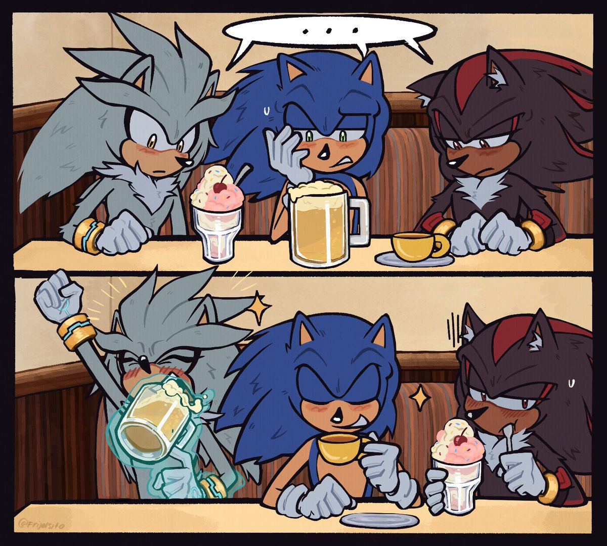 I can’t stop drawing them help me #SonicTheHedgehog #ShadowTheHedgehog