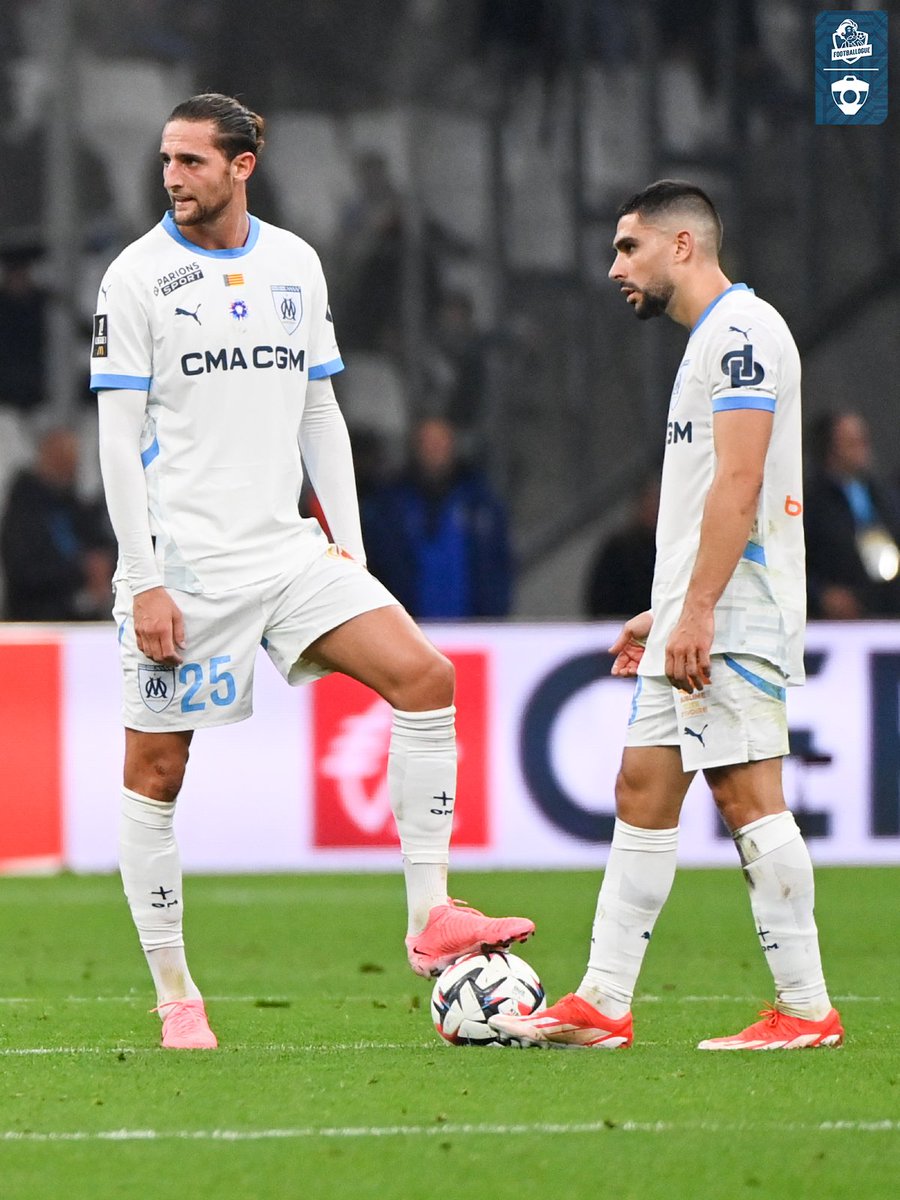 Encore une désillusion pour l'OM en Coupe de France, ça commence à faire ces dernières saisons... 😨🔵⚪️

❌ 2024/25 : éliminé en 16es de finale par Lille

❌ 2023/24 : éliminé en 16es de finale par Rennes

❌ 2022/23 : éliminé en quart de finale par Annecy

❌ 2021/22 : éliminé