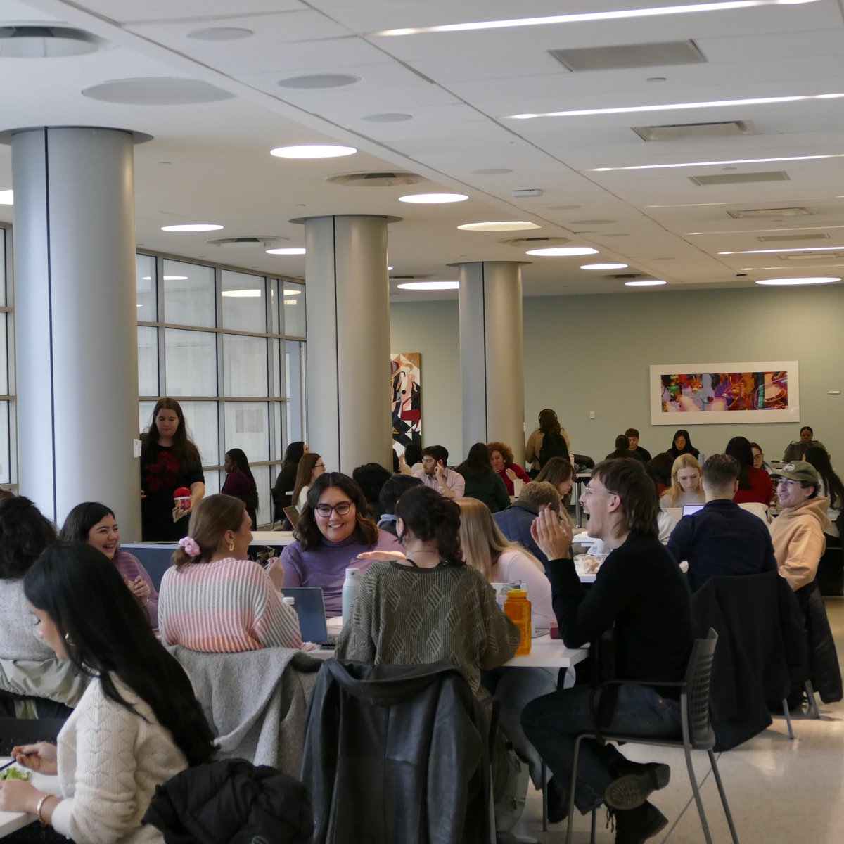 NYLawSchool's tweet photo. It's wonderful to have our students back on campus this week for the start of a great spring semester. 🙌 Welcome back! #LawSchool #LawStudents #NYLS https://t.co/T8VRhqUKlZ