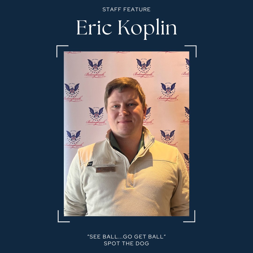 Bolingbrook GolfClub (@bolingbrookgc) on Twitter photo Meet Eric Koplin, Bolingbrook Golf Club's Food & Beverage Manager! Thank you for being part of the Bolingbrook Golf Club family!
#BolingbrookGC Meet Eric Koplin, Bolingbrook Golf Club's Food & Beverage Manager! Thank you for being part of the Bolingbrook Golf Club family!
#BolingbrookGC