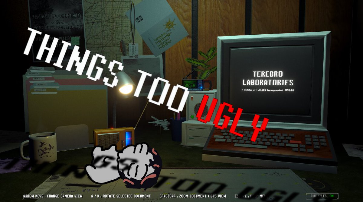 Just a reminder, I'll be loggging off the internet for the next few days to clear my head a bit. I'll be back Friday night for Things Too Ugly, a puzzle game literally releasing that day