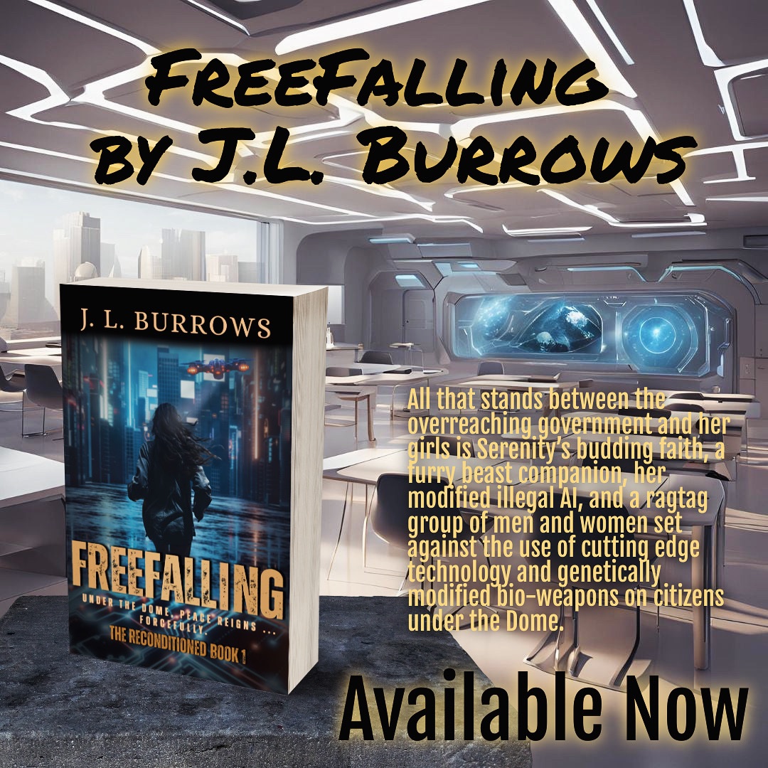 If you are looking for a great dystopian story, FreeFalling is the one! I loved this story! It was very well written. The main character, Serenity, is a strong heroine who will stop at nothing to save her girls from the government’s clutches.

#WritingCommunity #NewBookAlert