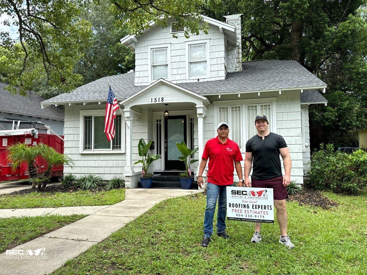 SecRoofing's tweet photo. Ensure your home is protected against the elements with SEC Roofing &amp; Construction Group. Reach out today for a comprehensive assessment and premium service. Visit us at https://t.co/SOExwRRDXU or call us at (904) 230-9175 to schedule your consultation. https://t.co/3gFDfT87qK