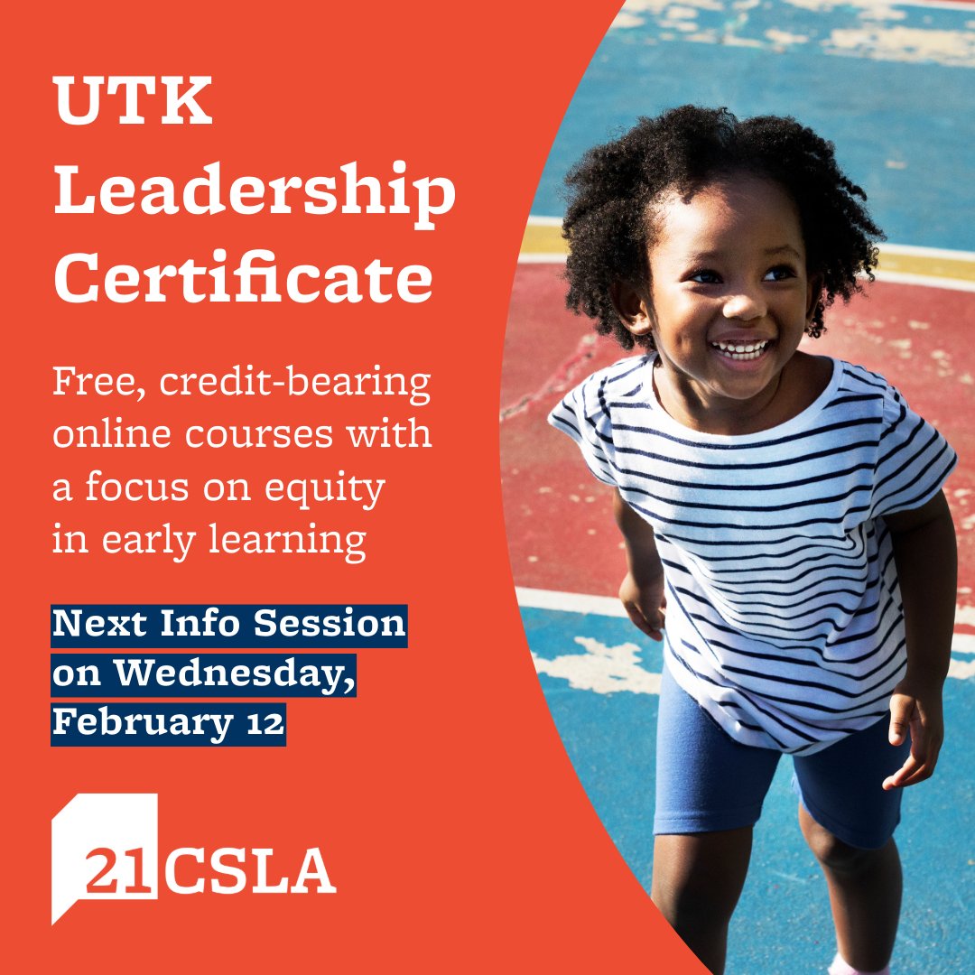 🌟 Elevate Your Leadership with the UTK Leadership Certificate 🌟

🚀 Live Virtual Info Session
📅 Wednesday, February 12
⏰ 4:00-4:30 PM PT
Register: berkeley.qualtrics.com/jfe/form/SV_b9…

More info: 21cslacenter.berkeley.edu/utk-leadership…
