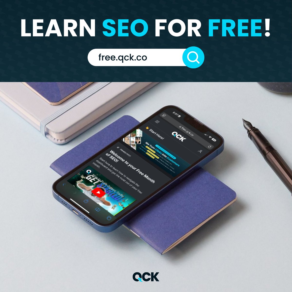 QCK_SEO's tweet photo. Want to take your business to the next level? 🚀

Learn the tools and strategies to boost traffic, improve visibility, and drive results with SEO—for FREE!

Sign up for your free SEO course today at https://t.co/6mvJuCmJfF. 

#SEO #DigitalMarketing https://t.co/Z2dEsQILij
