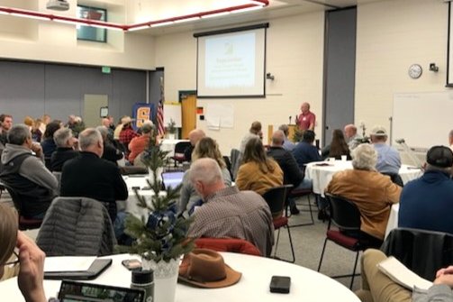 We presented to forestry experts and businesses at the 2025 Utah Forest Products Industry meeting to discuss the Timber Production and Expansion (TPEP) Program: rd.usda.gov/TPEP If you missed it, join us at the Northern event in Heber this Thursday: forms.gle/R14mgmCaFmdrck…