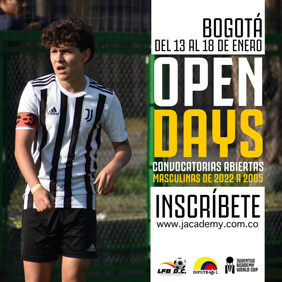 jacademycol's tweet photo. ¡Te esperamos!
Link de registro: https://t.co/f97SpD8hEm

#ForzaJuve
#Juventus10AñosEnColombia
#Juventus https://t.co/RDLBv7ujO9