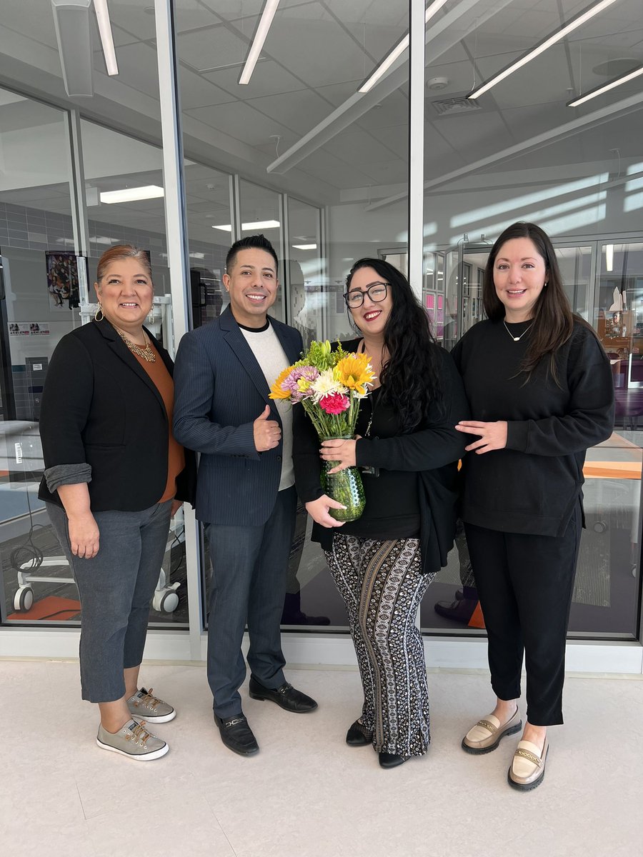 Please help me congratulate our very own, Jordan Martinez, Campus Secretary for being named School Support Employee of the YEAR! Super proud of her &amp; her dedication to Eastlake Middle School!💜 #TeamSISD #AllIn #ImagineBelieveAchieve <a href="/vesparza_ELMS/">Veronica Esparza</a> <a href="/EastlakeMS_SO/">Steven M Olivas</a> <a href="/AJMartinez_ELMS/">Jordan Martinez</a>